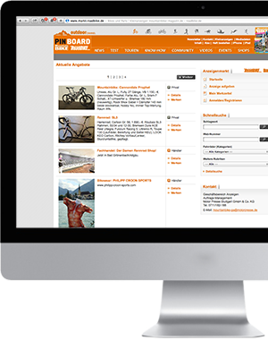 Markt Mountain-Bike online - Screenshot